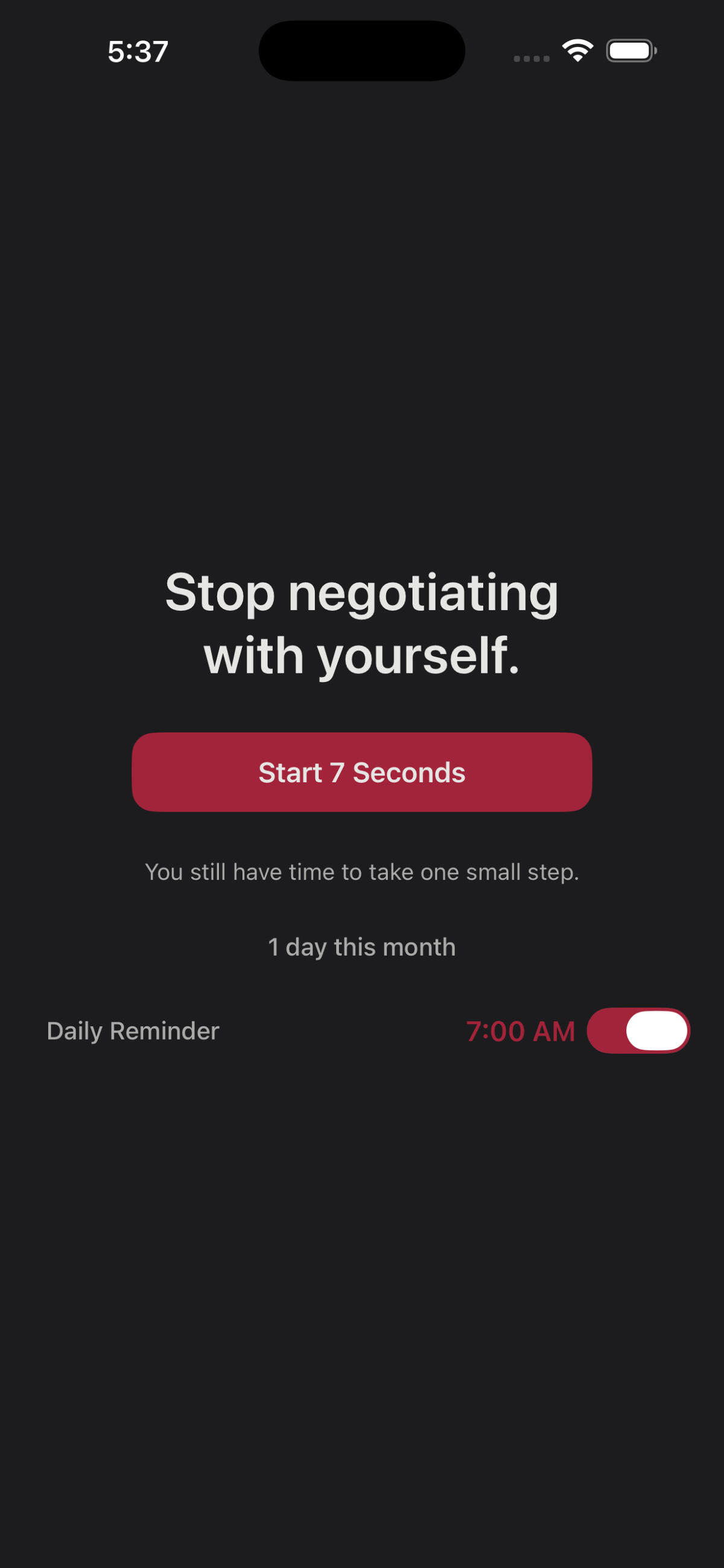 SmallSeconds App